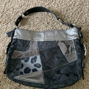 Coach Vintage patchwork hobo Carly bag